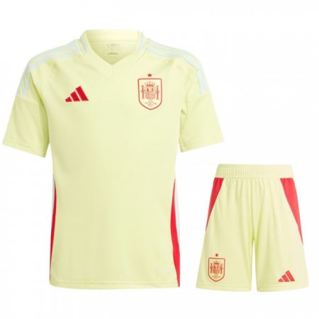 Virallinen pelipaita Espanja Vieras Euro 2024 Lyhythihainen - Lasten ( + Lyhyet housut )